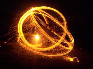 Fire Poi Cool IPad cool wallpaper