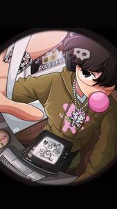 Fisheye Anime Girl Artist Selfie Unique Cool PFP unique cool pfp wallpaper