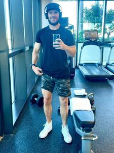 Fitness guru Johnny Sins burning calories at gym johnny sins wallpaper