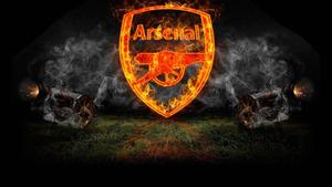 Flaming Arsenal Emblem arsenal wallpaper