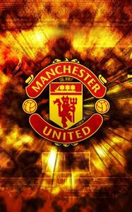 Flaming Manchester United Logo manchester united wallpaper