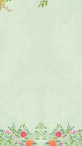 Floral Mint Green WhatsApp Chat whatsapp chat wallpaper