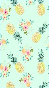 Flowers And Pineapples Pretty Phone pretty phone wallpaper