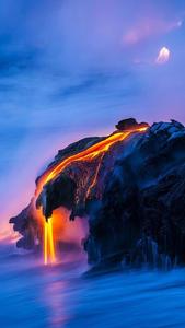 Flowing Magma Colorful 4k Phone colorful 4k phone wallpaper