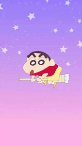 Flying Broomstick Shinchan Aesthetic shinchan aesthetic wallpaper