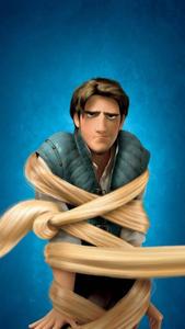 Flynn Rider Posing in His Signature Style matching wallpaper