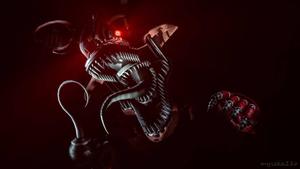 FNAF Scary Nightmare Foxy fnaf wallpaper