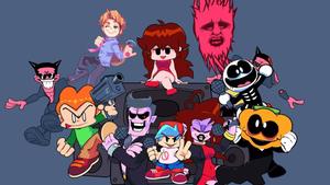 FNF Main Characters fnf wallpaper