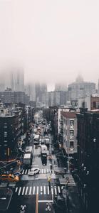Foggy City iPhone 12 iphone 12 wallpaper