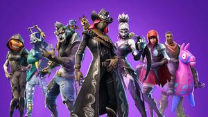fortnite - a group of characters standing together Wallpaper