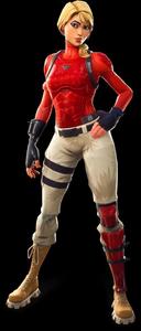 Fortnite Red Armor Skin Female fortnite skins wallpaper