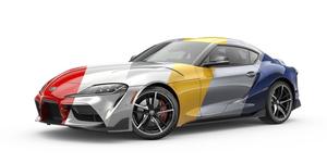 Four Colored Toyota Supra Car toyota supra wallpaper