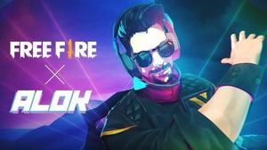 Free Fire Banner Featuring DJ Alok free fire banner wallpaper