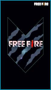 Free Fire Logo Animal Claws Wallpaper