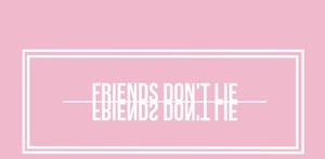 friends don't lie - pink wallpaper pink laptop wallpaper