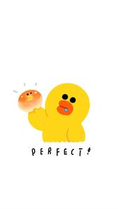 Friendship knows no limits - Sally and Brown from LINE Friends cartoon wallpaper