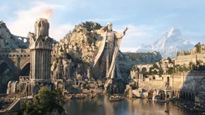 Frodo and the Fellowship Arrive at Rivendell lord of the rings wallpaper