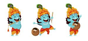 Funny Cartoon Krishna cartoon krishna wallpaper