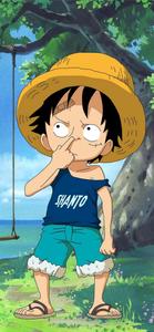 Funny Chibi Luffy Phone