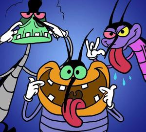 Funny Faces Oggy And The Cockroaches oggy and the cockroaches wallpaper