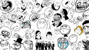 Funny Original Meme Face Reactions Background funny wallpaper