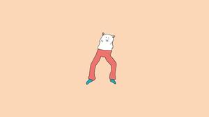 Funny White Cat Wearing Pajamas Background funny wallpaper