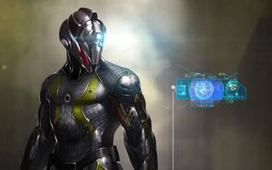 Futuristic Cyber Robot Art art wallpaper