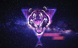 Galactic Tiger Art tiger wallpaper
