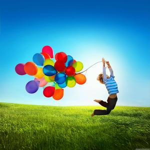 Galloping Kid With Balloon Samsung samsung wallpaper