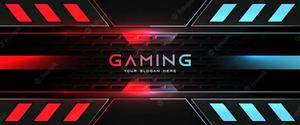 gaming background with red and blue stripes youtube banner gaming wallpaper