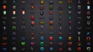 Gaming Logos Cover  Wallpaper