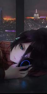 Gaze into the Eyes of Dark Anime Girl dark anime girl wallpaper