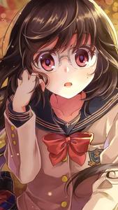 Geeky Cute Anime Girl iPhone cute anime girl iphone wallpaper