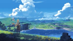 Genshin Impact Beautiful Scenery genshin impact wallpaper