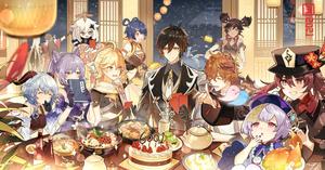 Genshin Impact Dinner Feast genshin impact wallpaper
