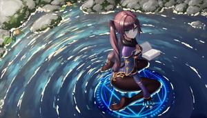 Genshin Impact Mona Megistus genshin impact wallpaper