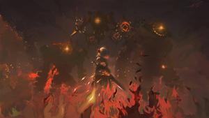 Genshin Impact Ruin Guard Battle genshin impact wallpaper