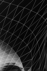 Geometric Shapes in Black black screen wallpaper