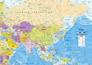 Get a leg up in geography with this Global Political Map full of country names. world map wallpaper