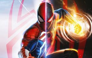Get closer to Miles Morales' adventure with this wall art miles morales wallpaper