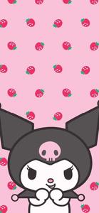 Get into the groove with Kuromi Wallpaper
