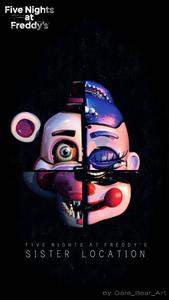 Get ready for your journey to excitement and horror with Five Nights at Freddy's Sister Location! fnaf wallpaper