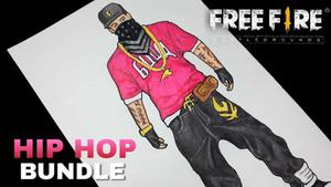 Get ready to blaze the Hip Hop Free Fire battlefield in style! hip hop free fire wallpaper