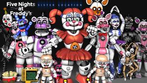 Get Ready To Survive the Night in Fnaf - Funtime Animatronics fnaf wallpaper
