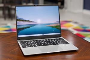 Get your work done on the go with a stylish laptop laptop wallpaper