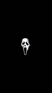 Ghostface Black Minimalist Art ghostface wallpaper