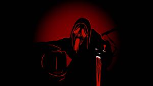 Ghostface Dark Red Art ghostface wallpaper