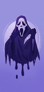 Ghostface Purple Cartoon Art ghostface wallpaper