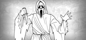 Ghostface Rips Through the Silence ghostface wallpaper