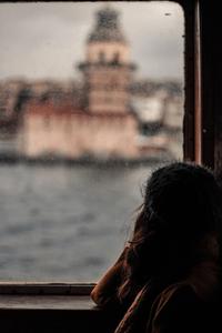 Girl Alone River View alone girl wallpaper